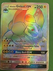 Alolan Golem GX - 113/111 - Secret Rare